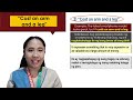 Idiomatic Expression Part 1 English Tagalog Explanation