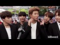 BTS K-Pop Band on Their Incredible Fan Support & First BBMA | Billboard Music Awards 2017