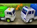 Police Car VS Fire Truck! They Look for Diecast Cars & Stories about Cars 【Kuma's Bear Kids】