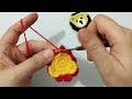 Tığ işi aslan figürü yapımı 🦁 bebek örgüleri, yelek battaniye süsü, motifi, easy crochet