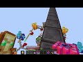 Locked on One Chunk VS 10 HUNTERS in Minecraft!
