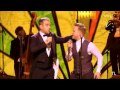 Robbie Williams & Olly Murs with 