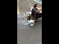 Motorized Drift Trike Burnout