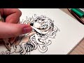 A WEEK of InkTober Drawings // Draw With Me!