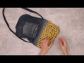 A shoulder bag out of old jeans - how to sew a bag quickly!