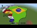 Brazil,Uruguay,Paraguay,peru and bolivia
