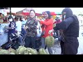 Cambodian Daily Lifestyle At Phnom Penh Market - Durian, Banana, Crab, Fresh Vegetables, & More
