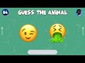 Guess the ANIMAL by Emoji? 🐶🐱Emoji Quiz I Chocolate Quiz
