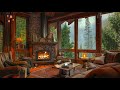 Rainy Day Retreat | Relaxing piano, soothing rain and a cozy fireplace to fall asleep to