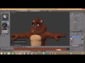 Texture Paint TimeLapse #1 - Bill Bear