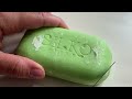ASMR horizontal cutting of dry soap