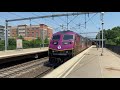 Amtrak & MBTA Commuter Rail Afternoon Northeast Corridor Action @ Route 128 (7/7/21)