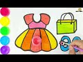 How to Draw Shoes, Flower, Clothes and Dress | Drawing Tutorial Art