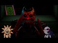 Sun and Moon visit DAYCARE in FNAF SECURITY BREACH Playthrough