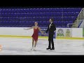 Phebe Bekker & James Fernandez Free Dance Aug Qual 24