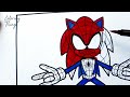Coloring SONIC SPIDER-MAN  ( Sonic the Hedgehog )