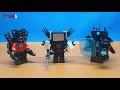 lego skibidi toilet | titan tv man upgrade 2.0 , 3.0 & 4.0