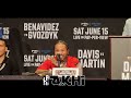 Frank Martin DISSES Gervonta Davis “THUG only on TWITTER” • HEATED Full Press Conference