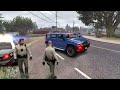 GTA V - LSPDFR 0.4.9🚔 - LSSD/LASD - Sheriff Patrol - Traffic Stop Shootout | Officers Down - 4K