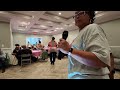 DMV Senior Hand Dancers Dj Ernie G friends Donna and Cathy's birthday party Part 1