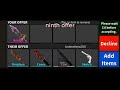 let's view trades for nebula knife in mm2# Roblox#