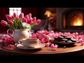 Sweet Morning Flowers Jazz Music at Cozy Coffee Shop Ambience | Relaxing jazz 2024