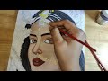 Beautiful Radha Rani Painting ❤️🎨|| Step By Step || Painting Tutorial 🖌️🎨