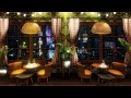 Autumn Rainy Day in Cozy Coffee Shop 4K with Relaxing Jazz Music for Study/Work to