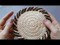 I crocheted 5 pieces in an hour. Beautiful crochet edge binding