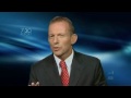 Tony Abbott- Few answers on his Climate Change proposal - 7:30 report p1