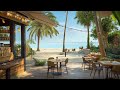 Seaside Cafe Jazz Music with Relaxing Jazz Music and Sea Wave Sounds to Relax and Sleep