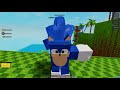 Movie Sonic in Sonic Roblox Fangames