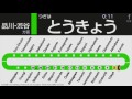 Train Announcements of the JR Yamanote Line in Tokyo, Japan
