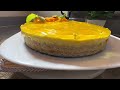 Mango Cheese Cake 💛🥭🍰| Sweet Recipes | Cake | #mangocheesecake #mango #cheese #cake #fypviralシ#food