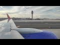 decent landing taxi and arrival footage from a southwest airlines 737-700