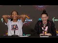 A'ja Wilson, Breanna Stewart interview after WNBA All-Star Game | Las Vegas Aces, New York Liberty