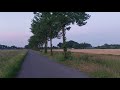 Evening walk in Wageningen during sunset