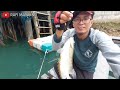 Crazy!!!  This Ferocious Fish Beats His Fishing Rod Broken ||  Baronang fishing