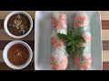 How to make fresh spring rolls