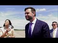 Vance tries to catch up with Harris as they land in same Wisconsin airport