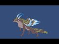 Wolf OC pack of animations CutOut in Unity.