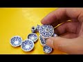 Making miniature bowls with polymer clay
