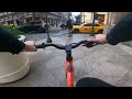 How to ride an e-bike in traffic in NYC