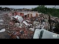 Sulphur, OK -tornado damage - Drone 4k