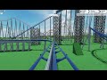 My Arrow Hyper coaster, but for every bad transition a metal pipe falls.