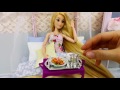 Barbie Room Princess Rapunzel doll Morning Routineغرفة نوم باربيBarbie Quarto