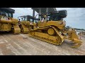 CAT 345 Rolling out of Ocean Terminal Because it was built in JAPAN!