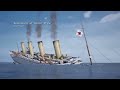 Real Time Sinking Titanic, Lusitania and Britannic Sped Up