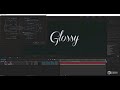 Element 3D ||Glossy text Reveal||After Effects Tutorial|| NPS3D || Project file Included