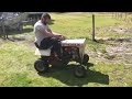 Lawnmower test drive